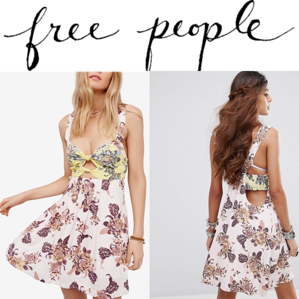 Nwt Free people its all about you mini dress XS
